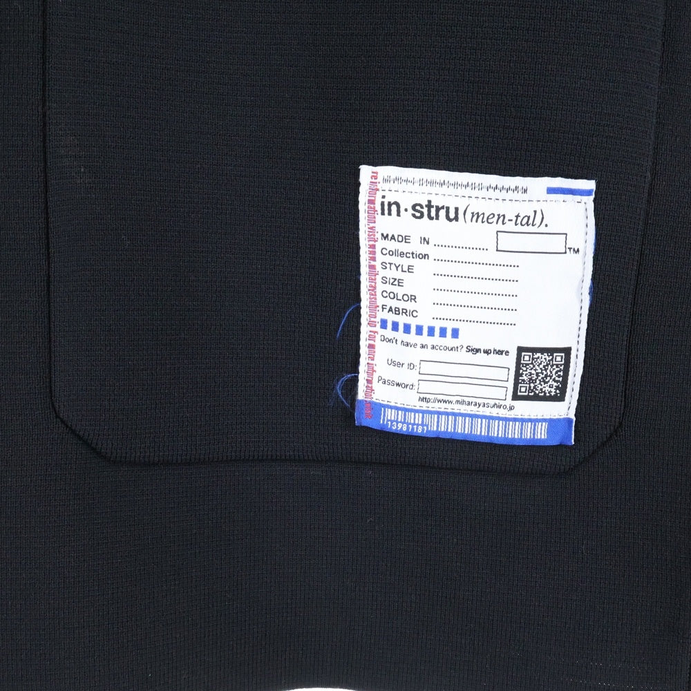 MIHARA YASUHIRO(ミハラヤスヒロ) 24AW MILAN RIB JACKET ミラノリブ テーラードジャケット I13JK024 ブラック