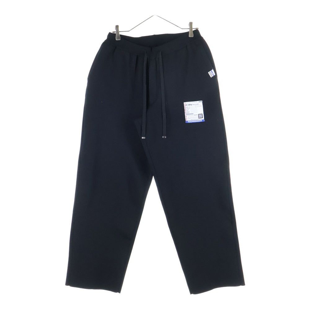 MIHARA YASUHIRO(ミハラヤスヒロ) 24AW MILAN RIB EASY PANTS ミラノリブイージーパンツ I13PT025 ブラック