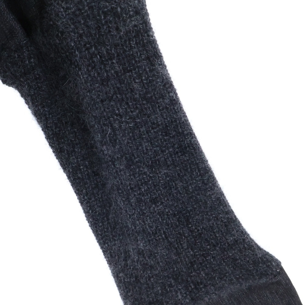 CHANEL(シャネル) 03AW ココマークボタン ニットドッキング デニムジャケット ブラック P21730W03184 レディース