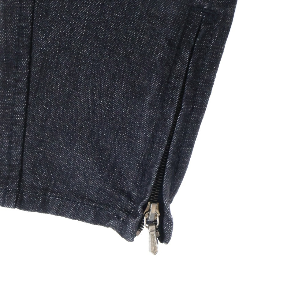 CHANEL(シャネル) 03AW ココマークボタン ニットドッキング デニムジャケット ブラック P21730W03184 レディース