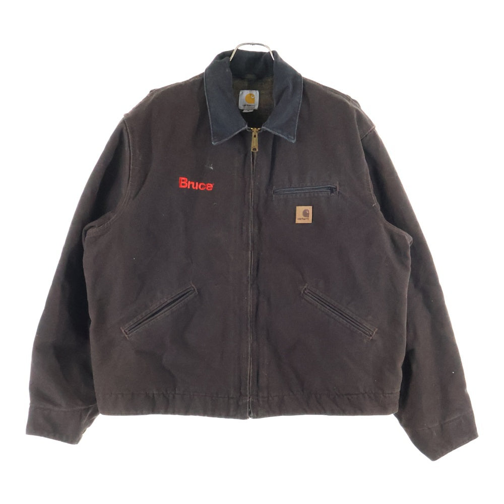 CARHARTT(カーハート) Detroit Jacket J97 DKB Dark Brown デトロイトジャケット ダークブラウン