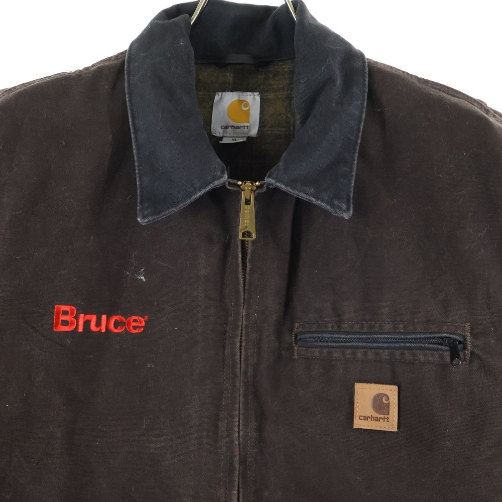 CARHARTT(カーハート) Detroit Jacket J97 DKB Dark Brown デトロイトジャケット ダークブラウン