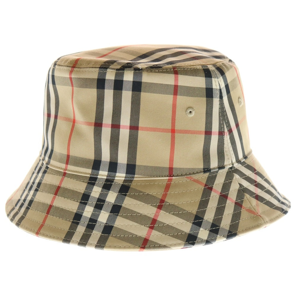 BURBERRY(バーバリー) ノバチェック バケットハット 帽子 ベージュ ポリエステル 8026927 レディース