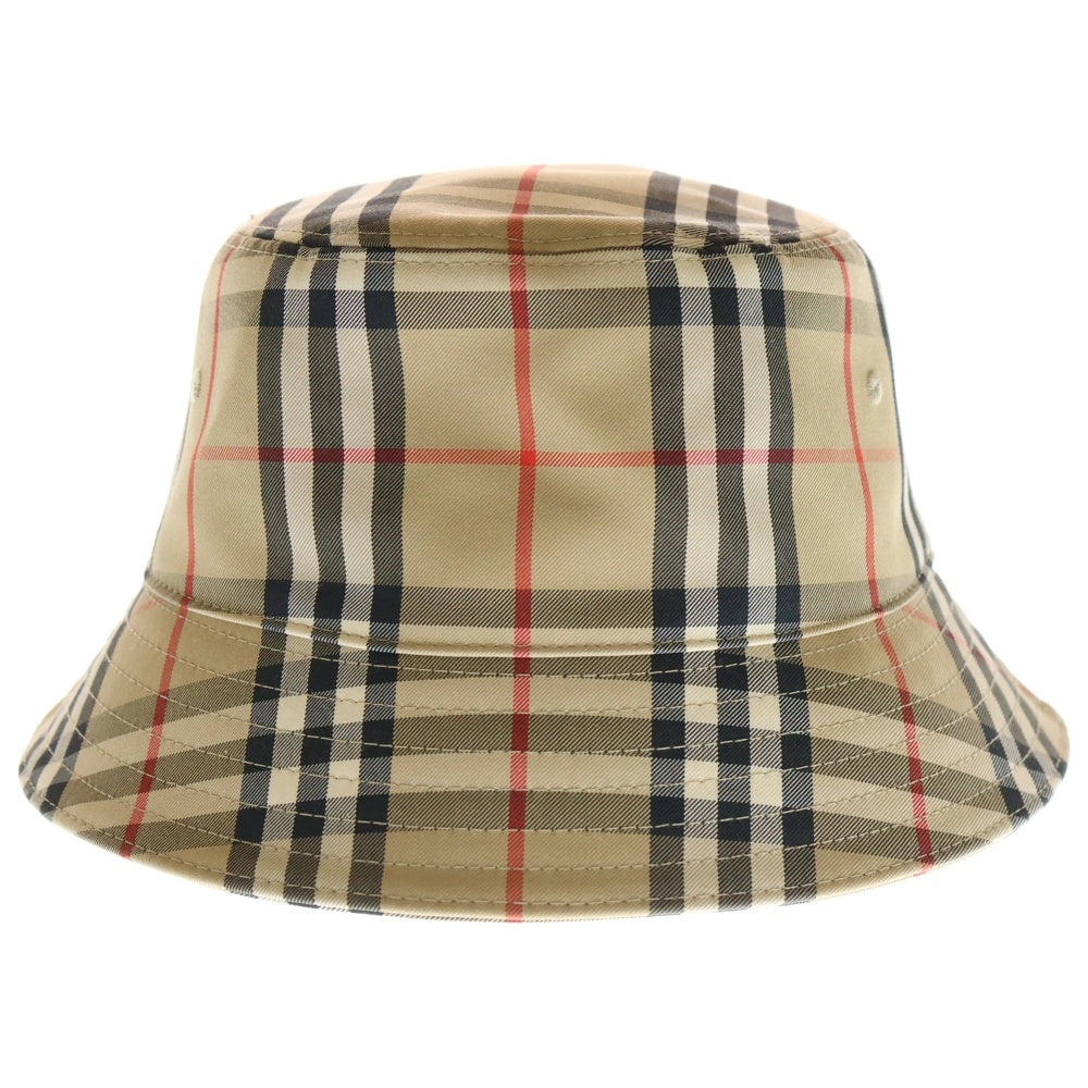BURBERRY(バーバリー) ノバチェック バケットハット 帽子 ベージュ ポリエステル 8026927 レディース