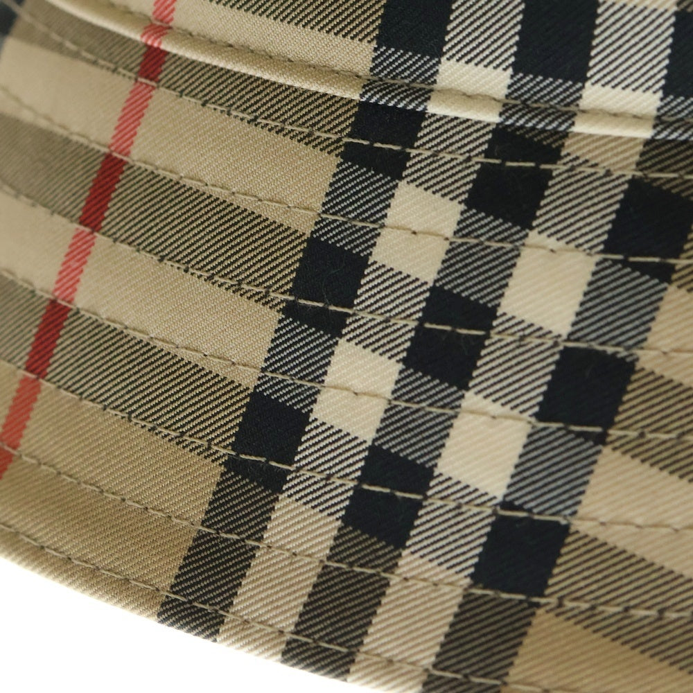 BURBERRY(バーバリー) ノバチェック バケットハット 帽子 ベージュ ポリエステル 8026927 レディース