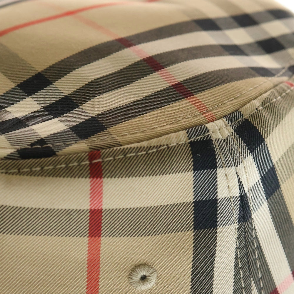 BURBERRY(バーバリー) ノバチェック バケットハット 帽子 ベージュ ポリエステル 8026927 レディース