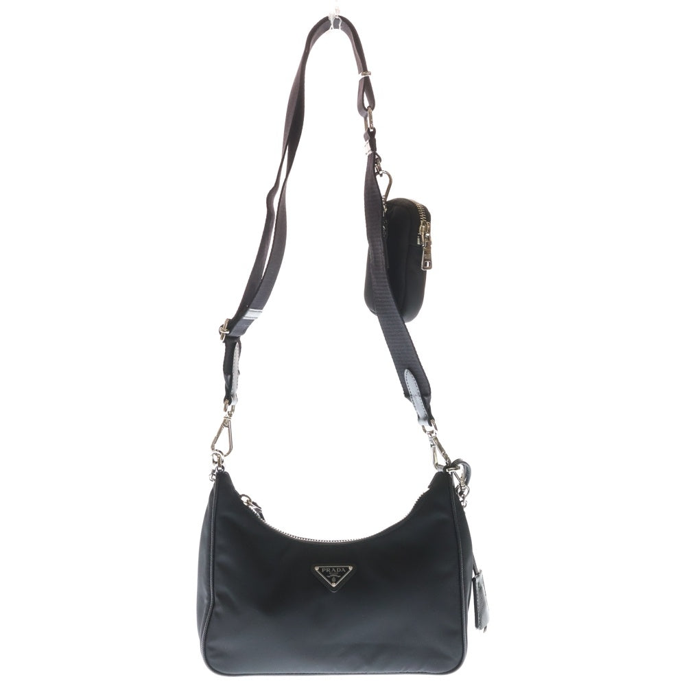PRADA(プラダ) Re-Edition 2005 Re-Nylon 1BH204 リエディション リナイロン テスートサフィアーノ ブラック ハンドバッグ
