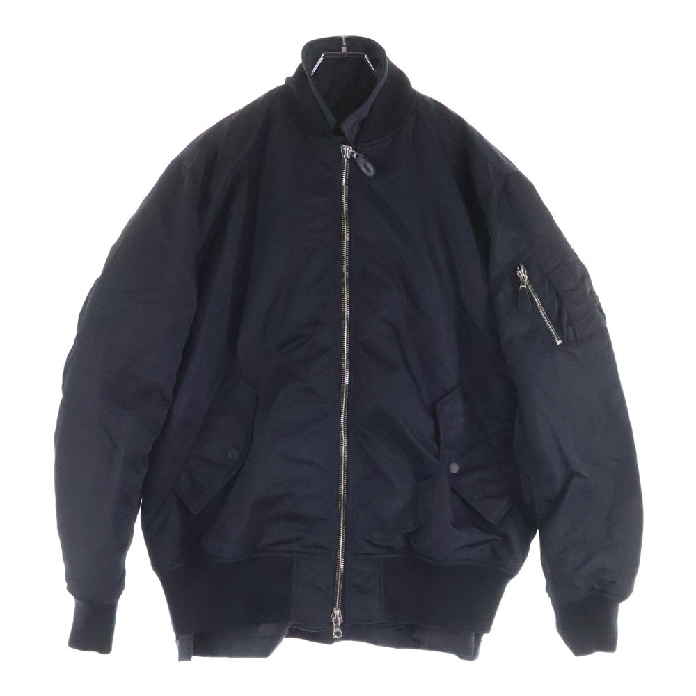 UNIFORM EXPERIMENT(ユニフォームエクスペリメント) REVERSIBLE MA-1 ドッキング ボンバージャケット テーラードジャケット UE-222011 ブラック