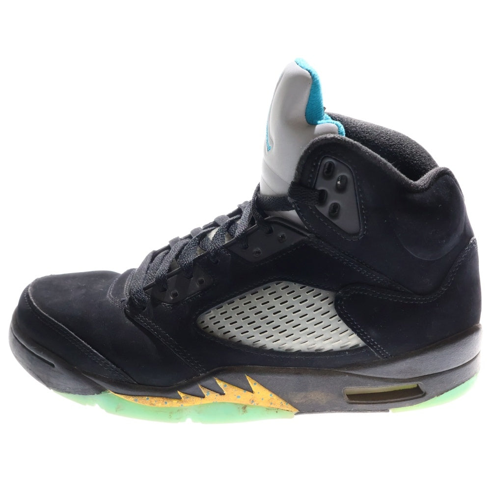 NIKE(ナイキ) Air Jordan 5 Aqua DD0587 047 エアジョーダン5アクア ミッドカットスニーカー ブラック US9.5/27.5cm
