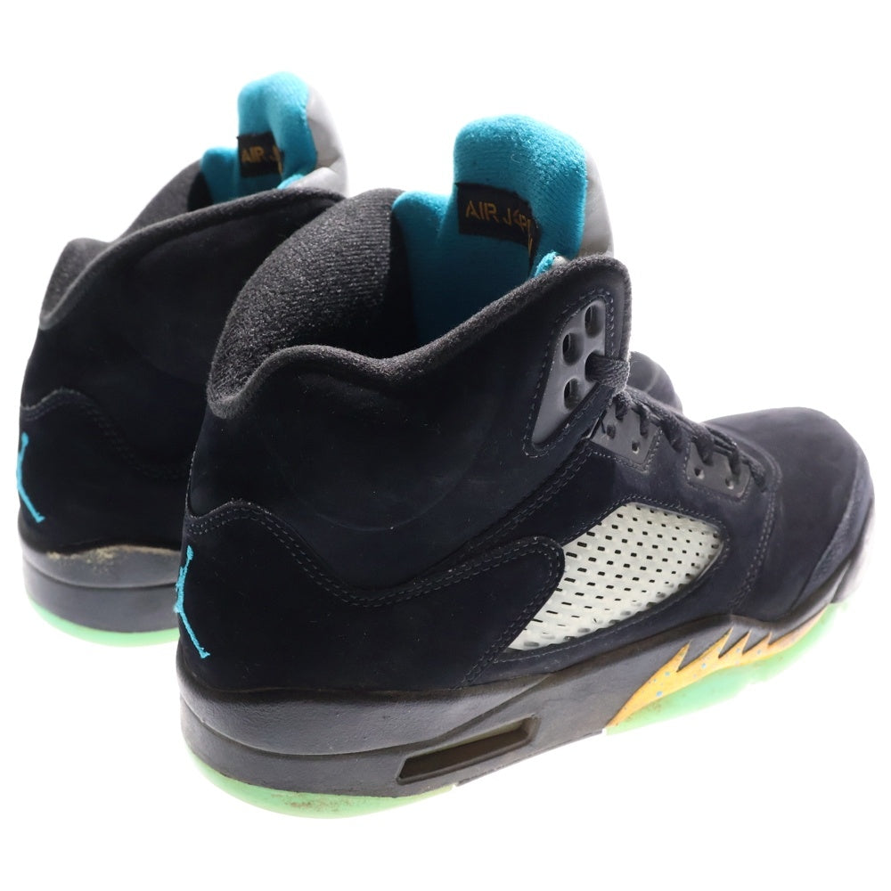NIKE(ナイキ) Air Jordan 5 Aqua DD0587 047 エアジョーダン5アクア ミッドカットスニーカー ブラック US9.5/27.5cm