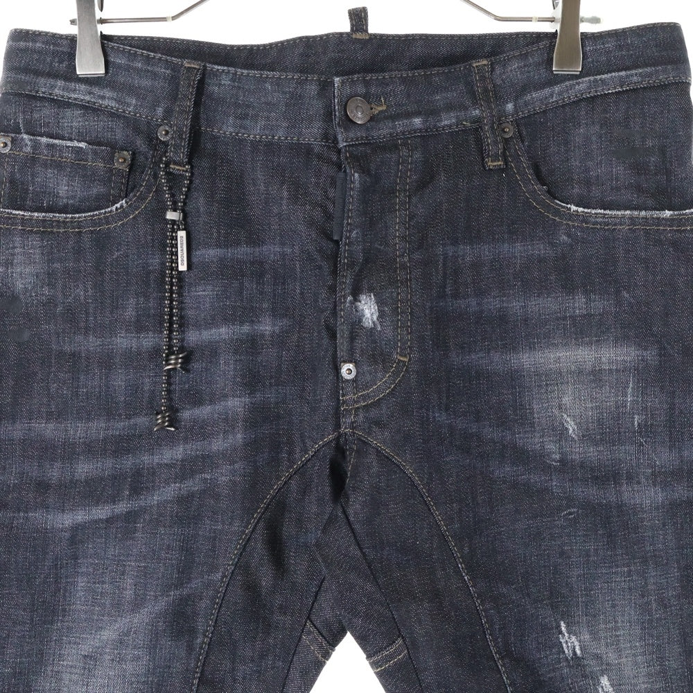 DSQUARED2(ディースクエアード) 17SS Tidy biker jean タイディ バイカー デニム ブラック S74LB0109