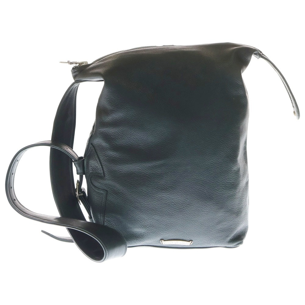 CHROME HEARTS(クロムハーツ) LELO SM/レロ セメタリー クロスパッチ付き レザーショルダーバッグ ブラック