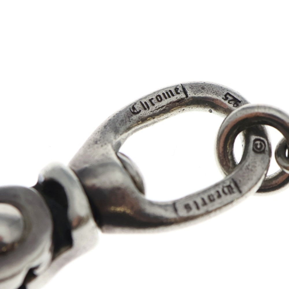 CHROME HEARTS(クロムハーツ) 1BALL LONG-S/1クリップロング#1クロスボール ウォレットチェーン シルバー BCA384