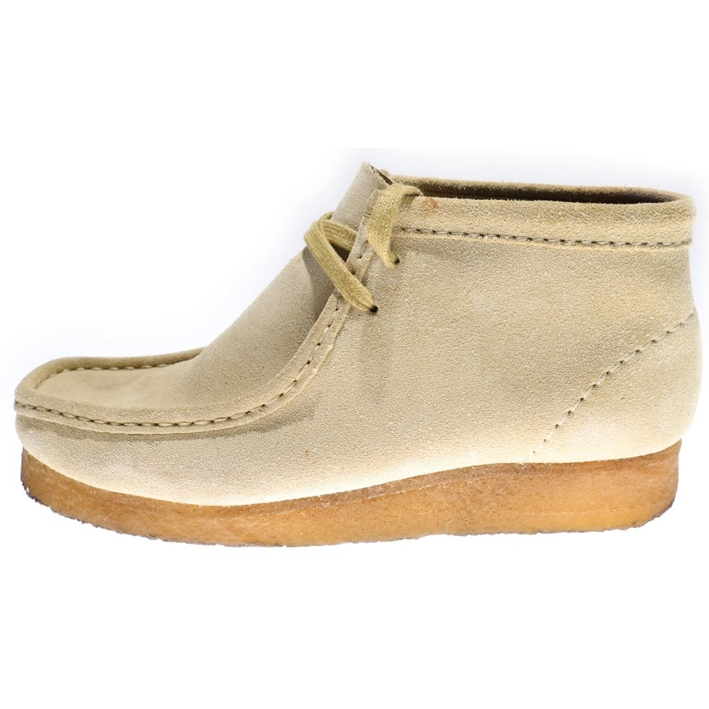 Clarks(クラークス) Wallabee boots スエードレザー ワラビーブーツ 261686674060 ベージュ レディース