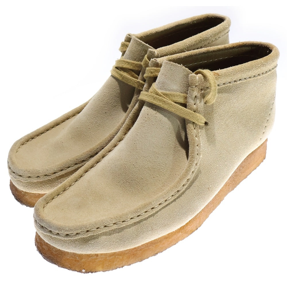 Clarks(クラークス) Wallabee boots スエードレザー ワラビーブーツ 261686674060 ベージュ レディース