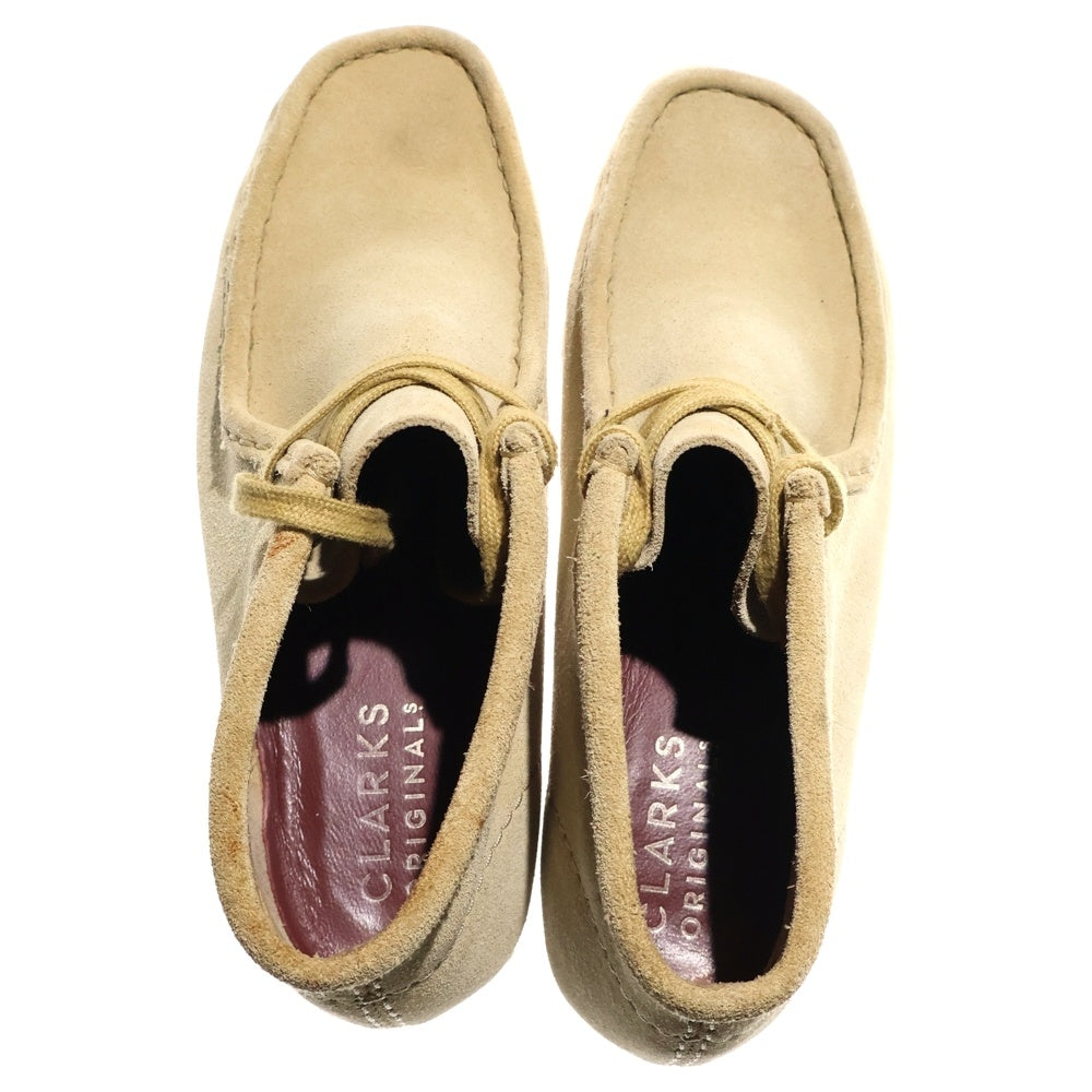 Clarks(クラークス) Wallabee boots スエードレザー ワラビーブーツ 261686674060 ベージュ レディース