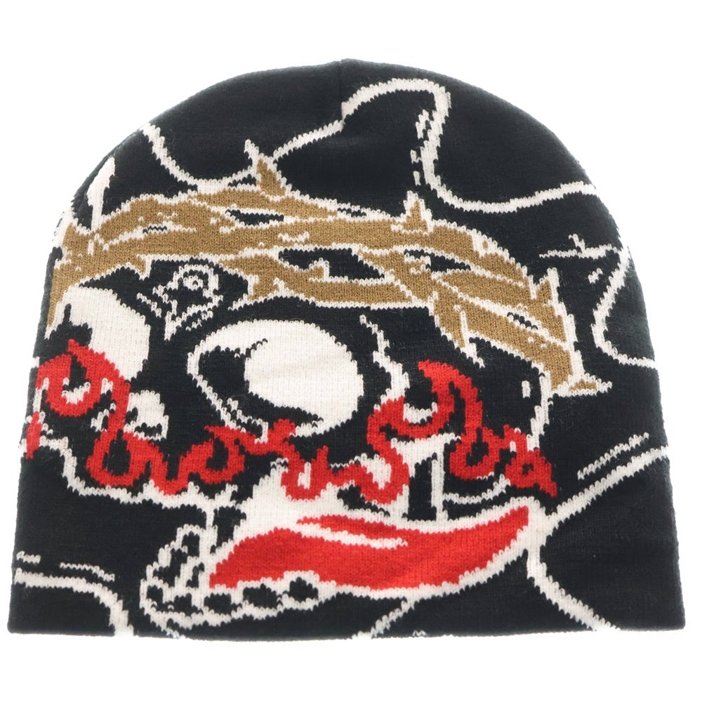 NO BRAND(ノーブランド) glo gang グローギャング Skull of Venom Beanie スカル オブ ヴェノム ビーニー ブラック