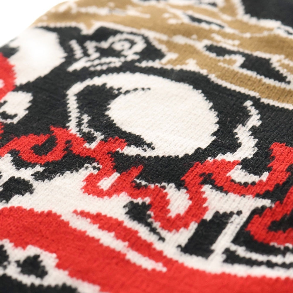 NO BRAND(ノーブランド) glo gang グローギャング Skull of Venom Beanie スカル オブ ヴェノム ビーニー ブラック