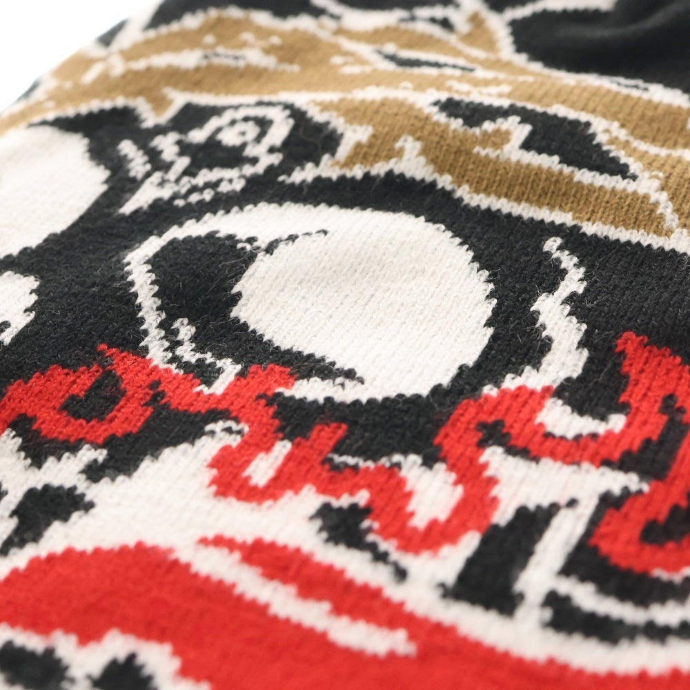 NO BRAND(ノーブランド) glo gang グローギャング Skull of Venom Beanie スカル オブ ヴェノム ビーニー ブラック