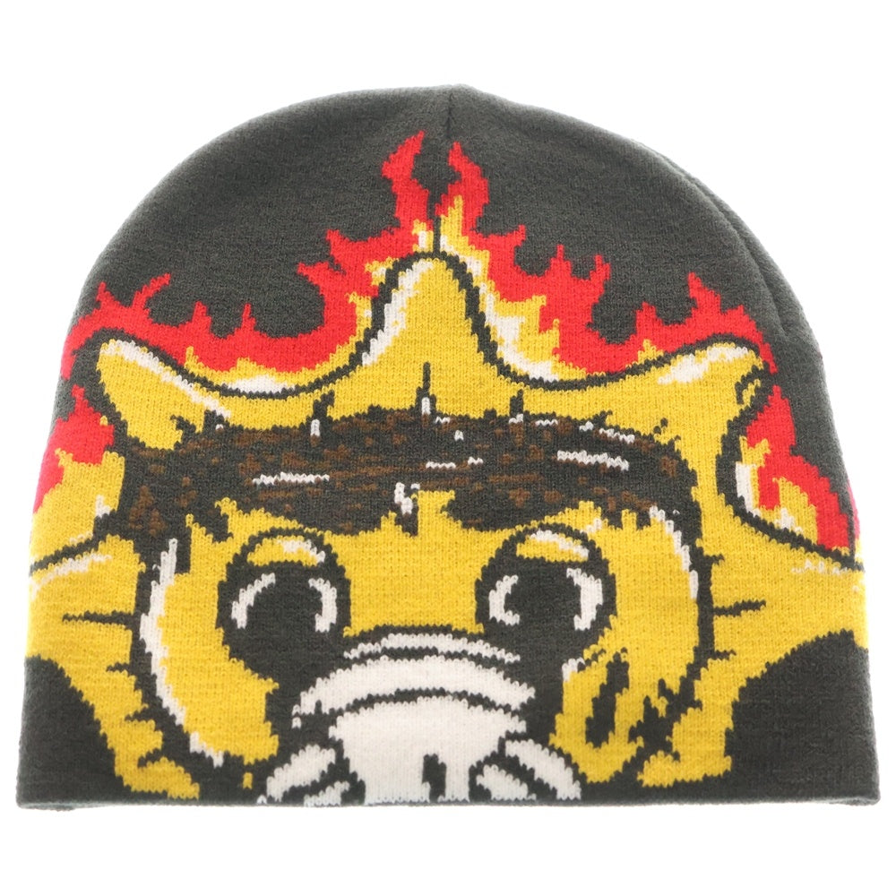 NO BRAND(ノーブランド) glo gang グローギャング Sun Flame サンフレイム ビーニー ブラック