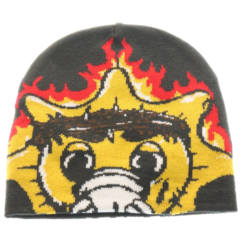 NO BRAND(ノーブランド) glo gang グローギャング Sun Flame サンフレイム ビーニー ブラック