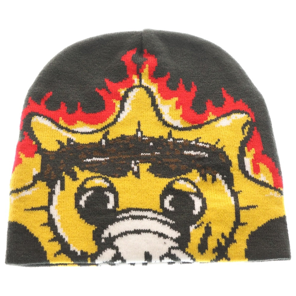 NO BRAND(ノーブランド) glo gang グローギャング Sun Flame サンフレイム ビーニー ブラック