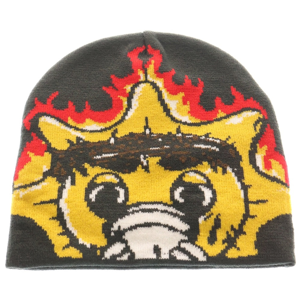 NO BRAND(ノーブランド) glo gang グローギャング Sun Flame サンフレイム ビーニー ブラック