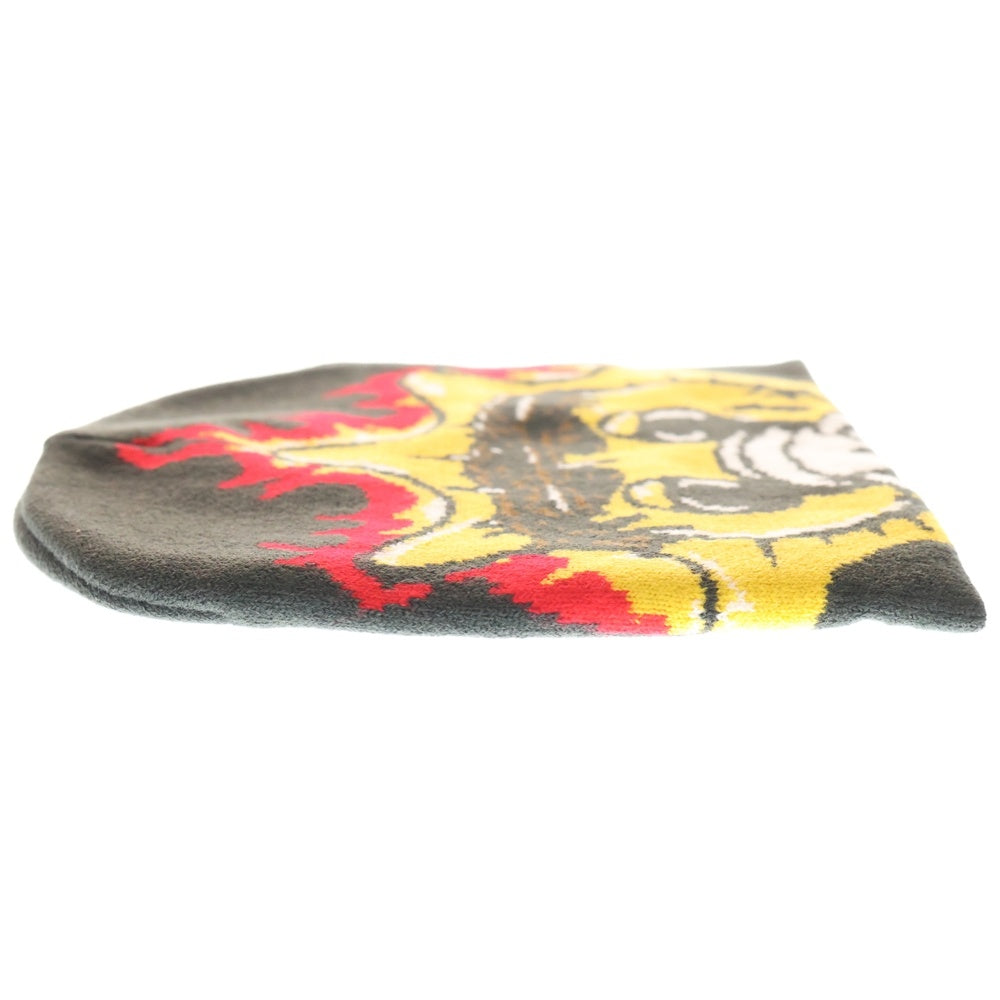 NO BRAND(ノーブランド) glo gang グローギャング Sun Flame サンフレイム ビーニー ブラック