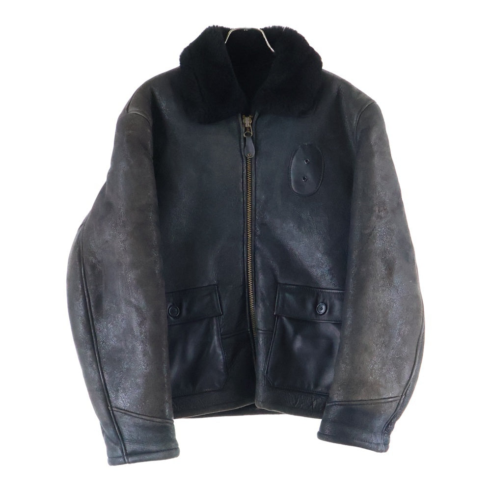 SCHOTT(ショット) USA製 TYPE B-3 ムートン フライトボマージャケット 2535 ブラック