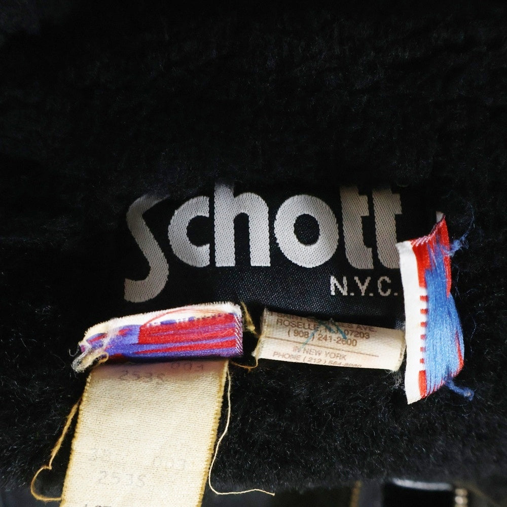 SCHOTT(ショット) USA製 TYPE B-3 ムートン フライトボマージャケット 2535 ブラック