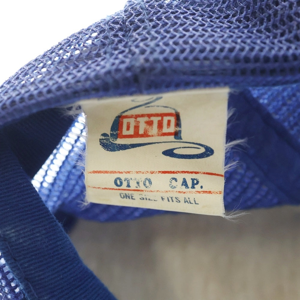 VINTAGE(ヴィンテージ) 90s FUCK YOURSELF OTTO製 5-Panel メッシュキャップ ブルー