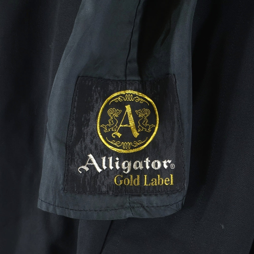 VINTAGE(ヴィンテージ) 60s Aligator Gold Label ウールギャバジン ステンカラーコート ブラック