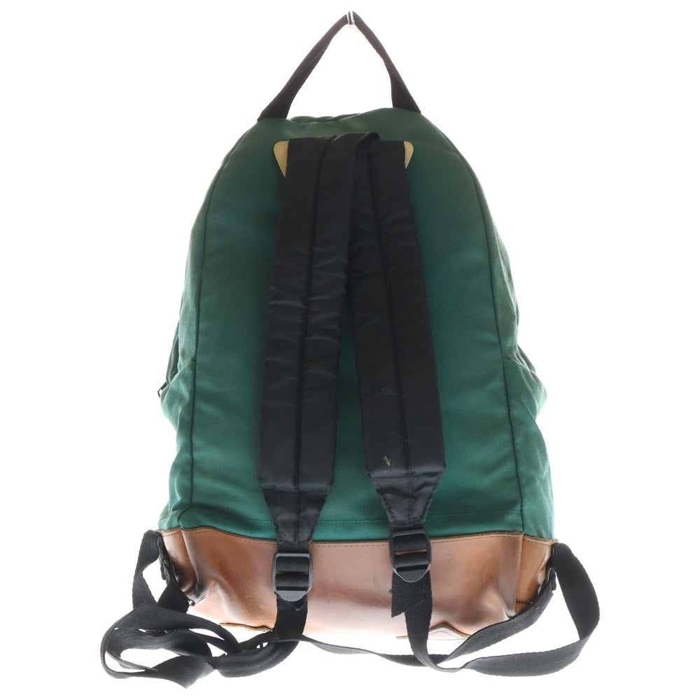 EASTPAK(イーストパック) 80s ナイロン レザー リュック グリーン