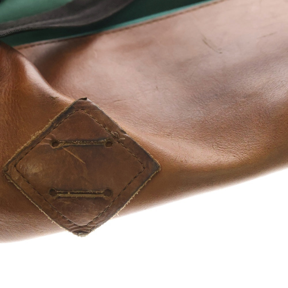 EASTPAK(イーストパック) 80s ナイロン レザー リュック グリーン