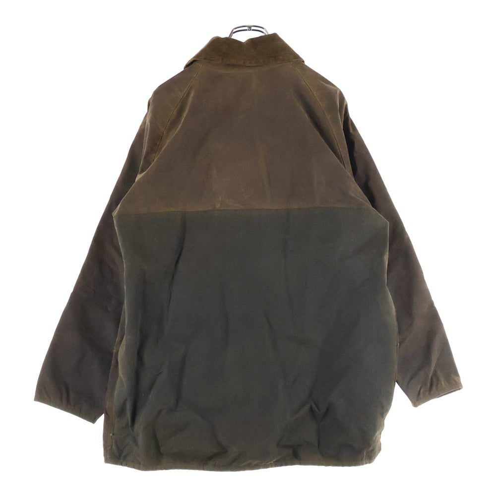 Barbour(バブアー) 90s 3ワラント MOORLAND チェックライニング オイルドジャケット ブラウン