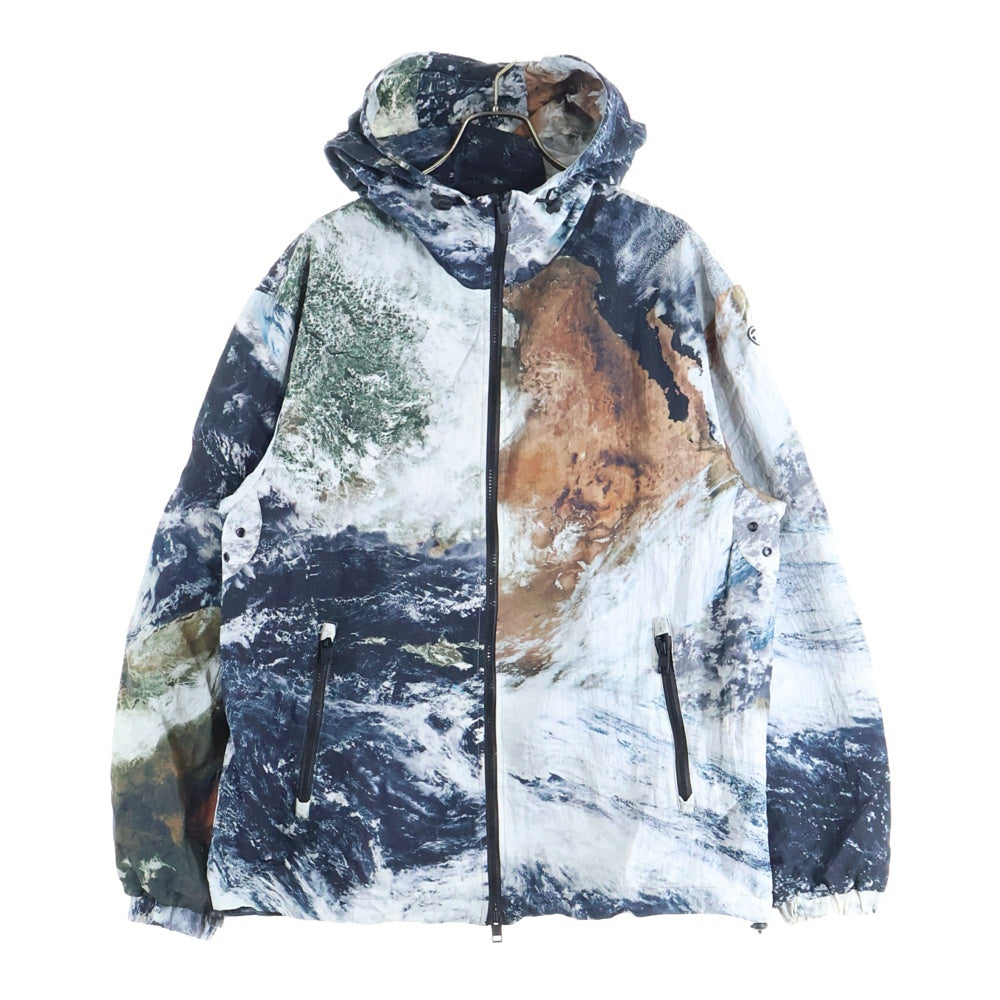 DIESEL(ディーゼル) 総柄 ジップアップ ナイロンジャケット マルチカラー A10584 0AJAE