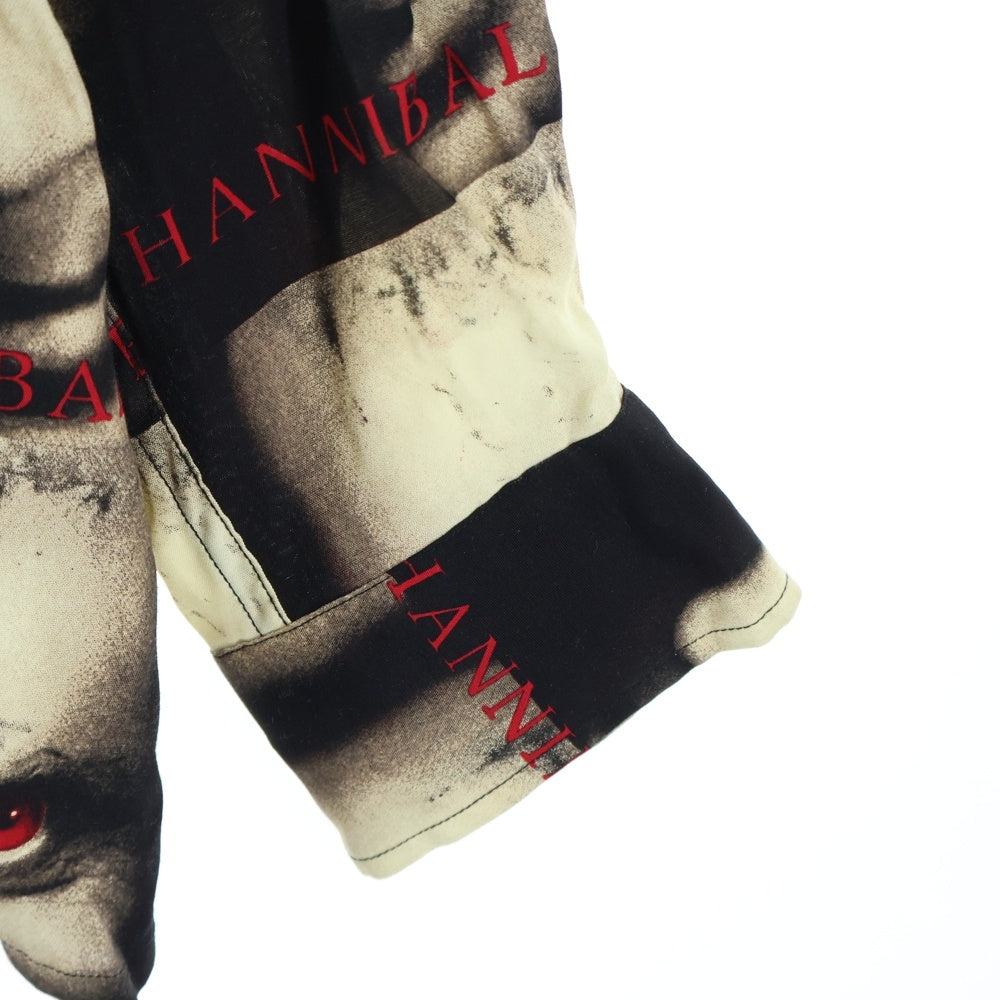 WACKO MARIA(ワコマリア) × HANNIBAL L/S HAWAIIAN SHIRT × ハンニバル ハワイアン ロングスリーブシャツ ブラウン HANNIBAL-WM-HI01