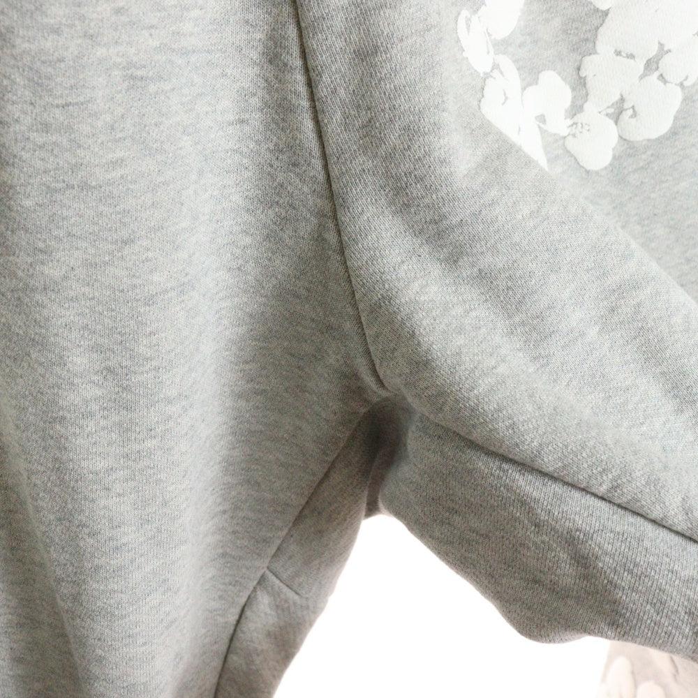 DENIM TEARS(デニムティアーズ) COTTON WREATH SWEATPANTS コットン フラワー スウェットパンツ グレー