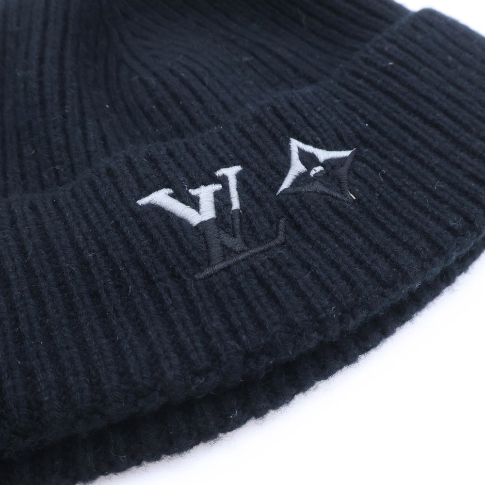 LOUIS VUITTON(ルイヴィトン) カシミア LVデュアル ビーニー ニット帽 M79081 ブラック