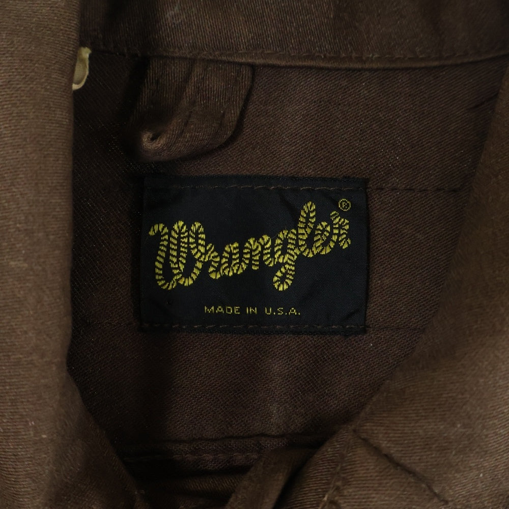 Wrangler(ラングラー) 70s 黒タグ コットンツイル トラッカージャケット ブラウン