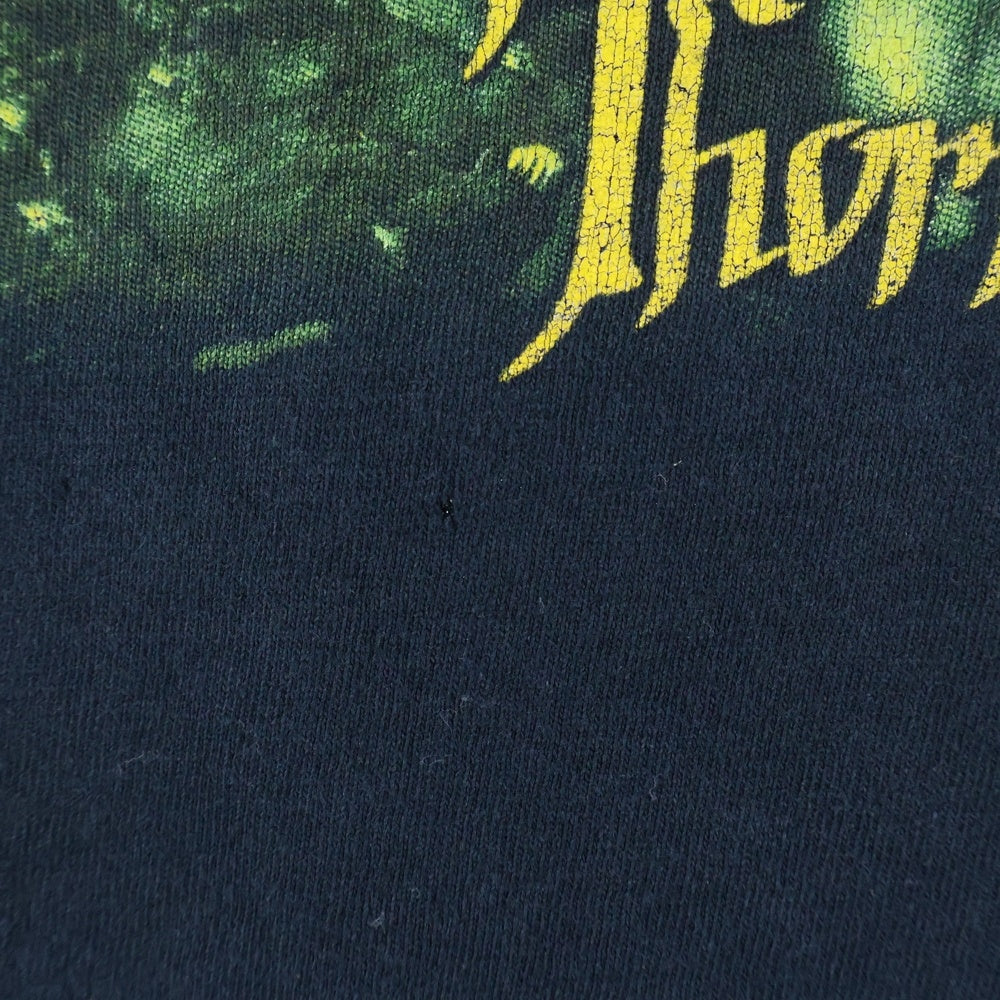 VINTAGE(ヴィンテージ) 00s CRADLE OF FIFTH THORNOGRAPHY METAL TEE クレイドルオブフィフス ソーノグラフィ メタルプリント 両面プリント半袖Tシャツカットソー ブラック