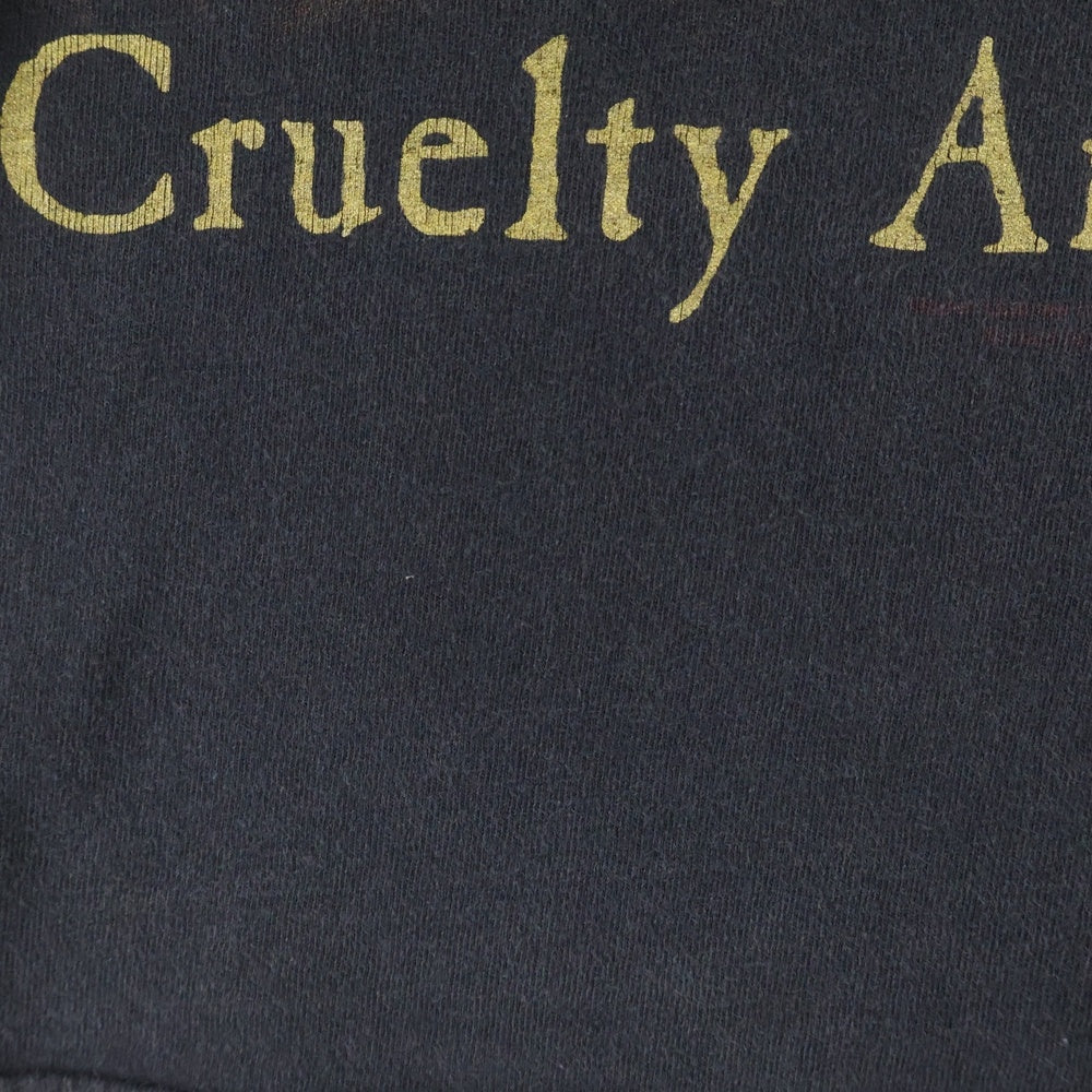 VINTAGE(ヴィンテージ) 00s CRADLE OF FILTH CRUELTY AND THE BEAST クレイドルオブフィルス 両面プリント クルーネック半袖Tシャツ ブラック