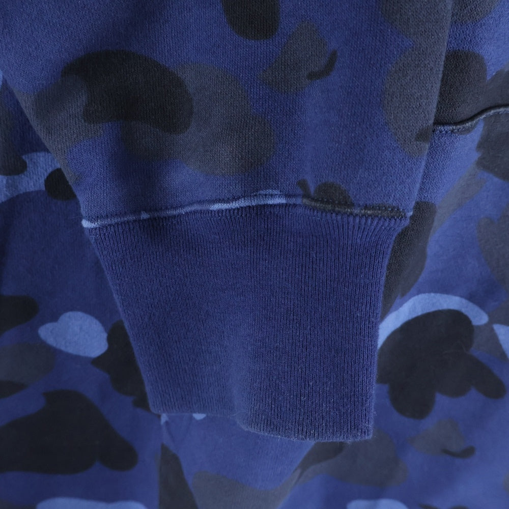 A BATHING APE(アベイシングエイプ) COLOR CAMO COLLEGE PULLOVER HOODIE カラー カモ カレッジ プルオーバー フーディー スウェットパーカー 001PPK201006M パープル