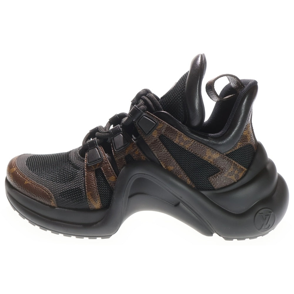 LOUIS VUITTON(ルイヴィトン) MONOGRAM ARCHLIGHT SNEAKER モノグラム アークライト ライン ローカットスニーカー ブラウン×ブラック 37 レディース