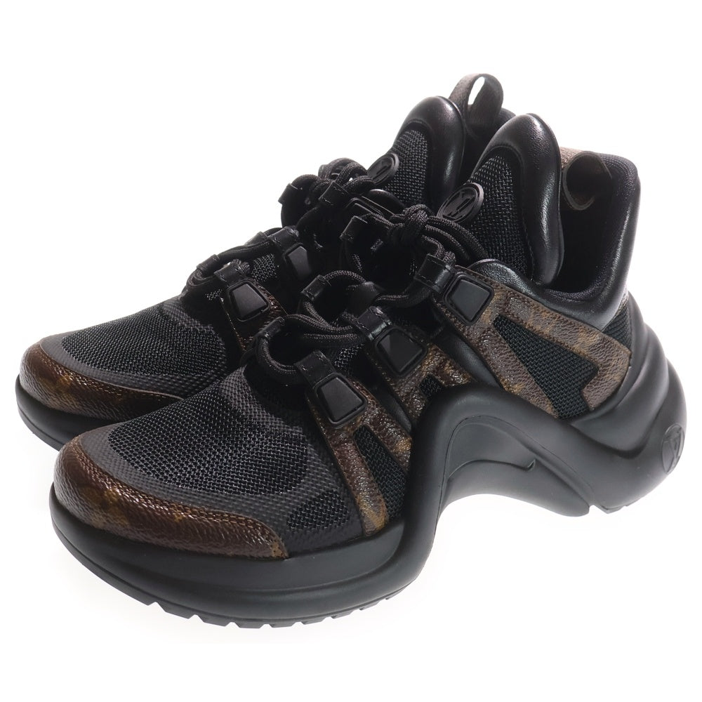 LOUIS VUITTON(ルイヴィトン) MONOGRAM ARCHLIGHT SNEAKER モノグラム アークライト ライン ローカットスニーカー ブラウン×ブラック 37 レディース