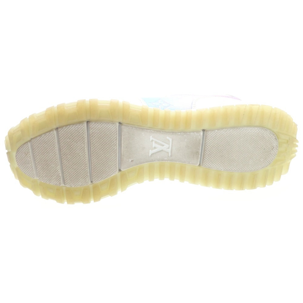 LOUIS VUITTON(ルイヴィトン) ランアウェイライン モノグラム リフレクティブ レザーローカットスニーカー GO 0230 ホワイト レディース