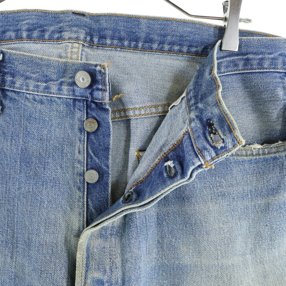 Levi's(リーバイス) 70s 66後期 ポケット裏チェーン ボタン裏6 501 デニムパンツ インディゴ