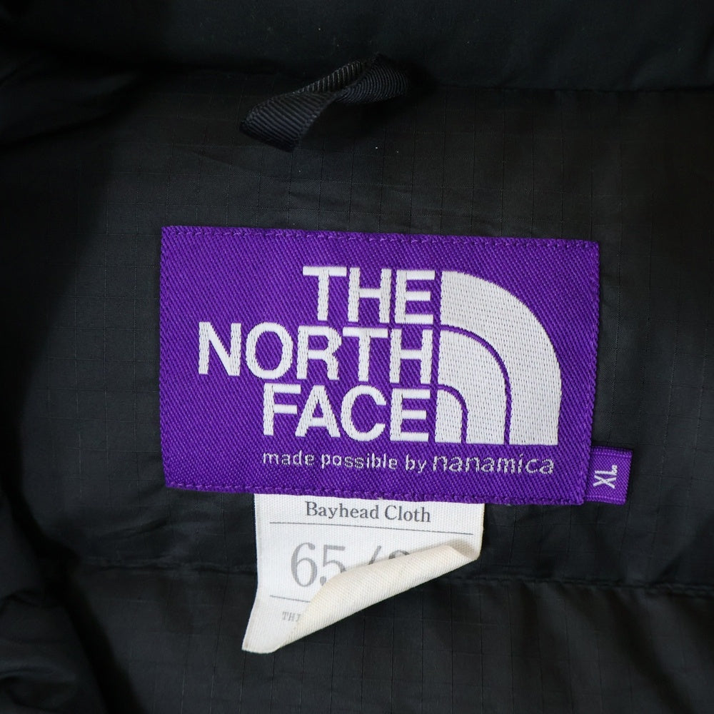 THE NORTH FACE PURPLE LABEL(ノースフェイスパープルレーベル) 22AW ジップアップ ダウンジャケット ブラック ND2279N