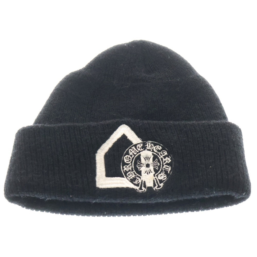 CHROME HEARTS(クロムハーツ) × DOVER STREET MARKET WOOL WATCH CAP ドーバーストリート ウールワッチキャップ ビーニー ニットキャップ 帽子 ブラック