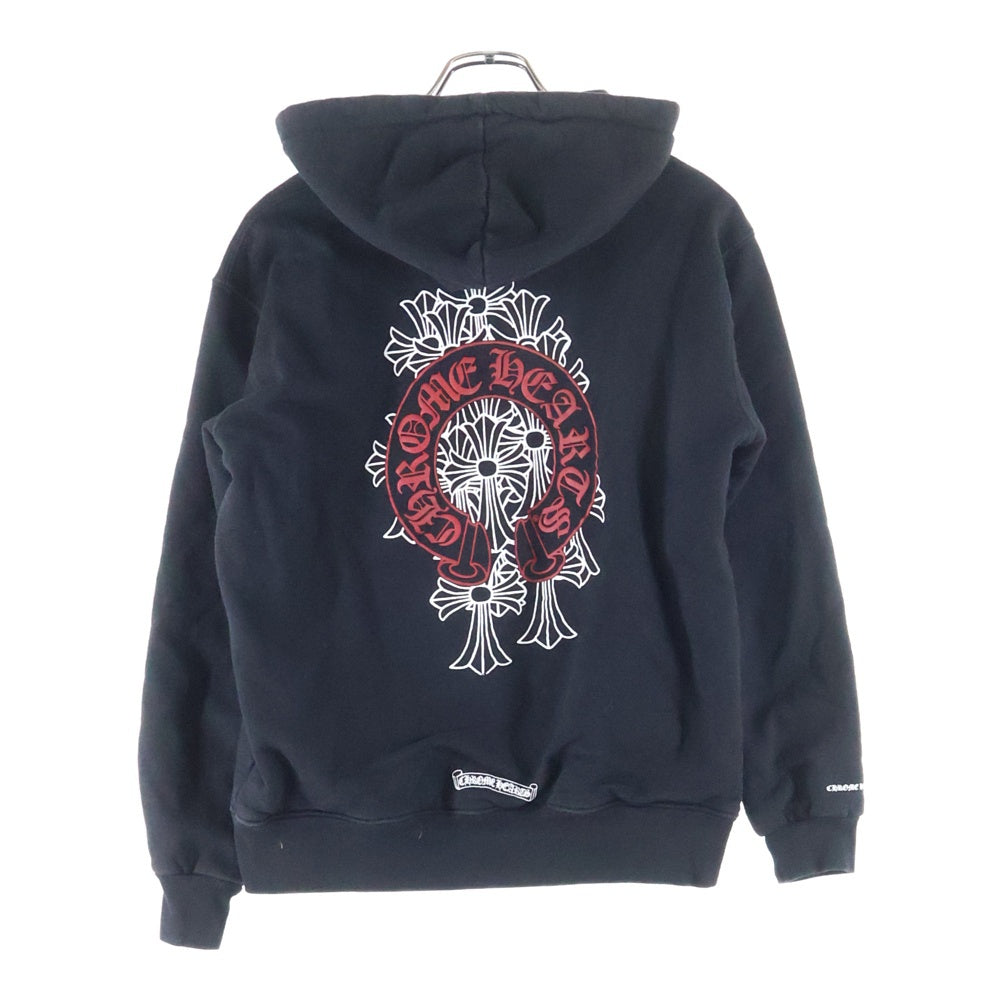 CHROME HEARTS(クロムハーツ) Red Horseshoe Cemetery Cross Zip Up